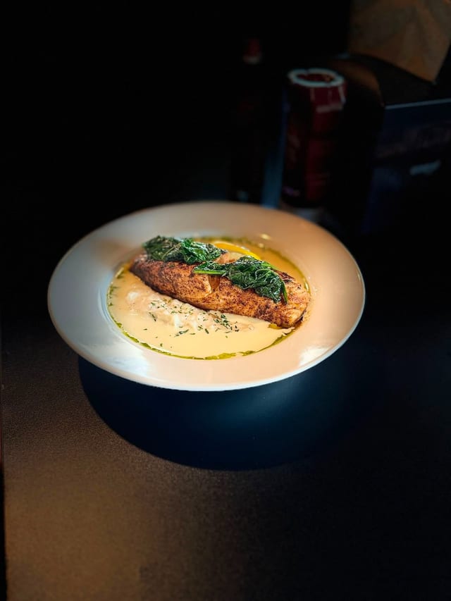 Seared Salmon.
